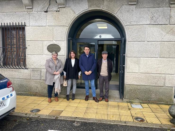 A directora xeral de Persoas con Discapacidade, Begoña Abeijón, visita este luns Crecente (Pontevedra). XUNTA 