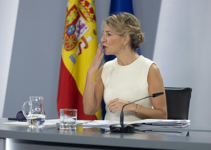 A vicepresidenta segunda e ministra de Traballo e Economía Social, Yolanda Díaz / Eduardo Parra - Europa Press.