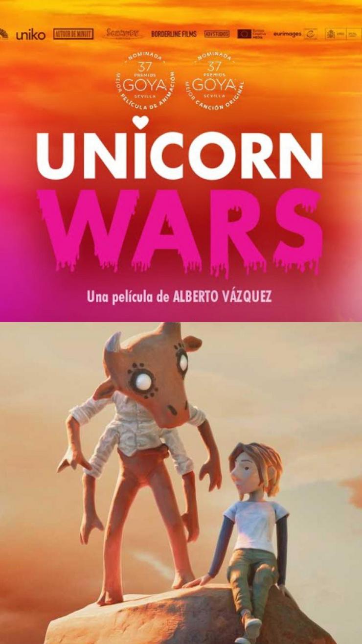 Carteis de 'Unicorn Wars' e 'Os Demos de Barro', nomeadas a mellor película de animación nos premios Goya 