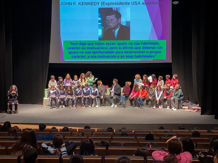 Pleno infantil. Foto: Prensa Concello de Verín.