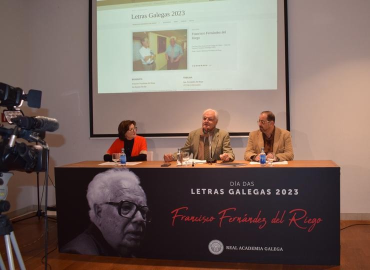 Presentación dos actos con motivo do Día dás Letras Galegas. RAG / Europa Press