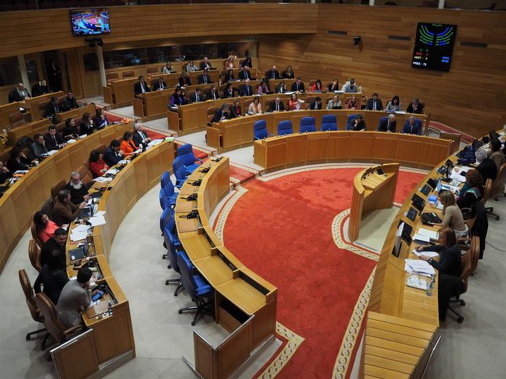 Votación no Parlamento de Galicia / Parlamento galego 