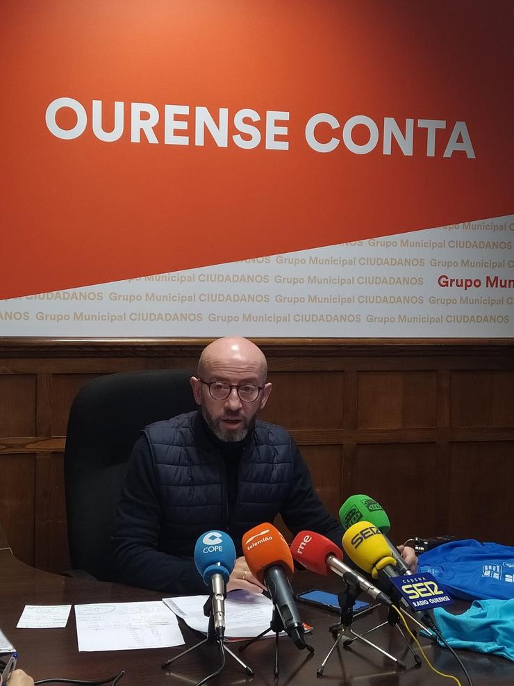 José Araújo (Cs), concelleiro en Ourense. / Europa Press