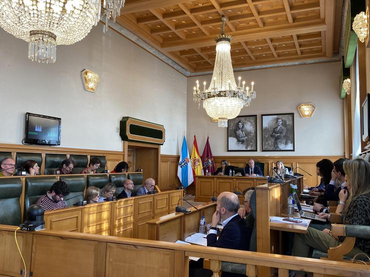 Pleno municipal de Santiago de Compostela 