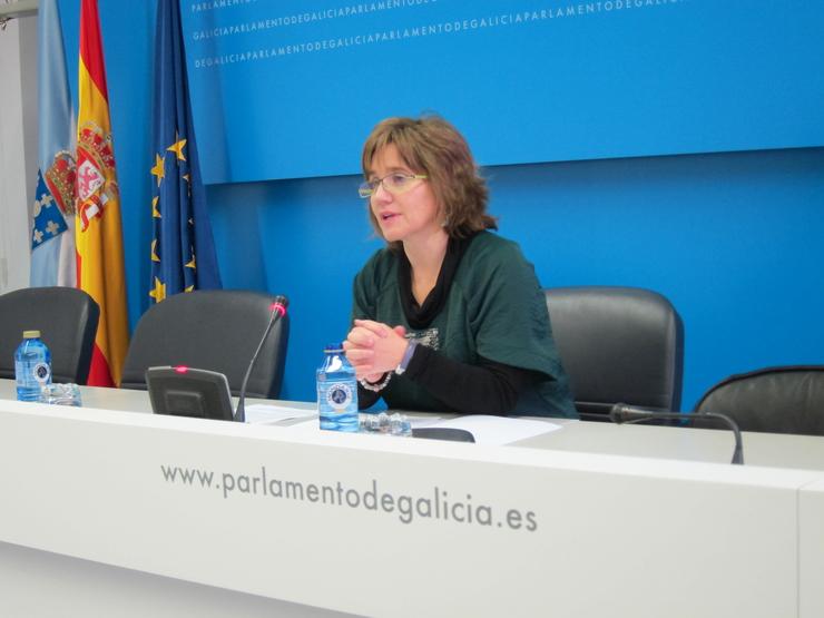 A deputada do BNG Montse Prado. EUROPA PRESS - Arquivo