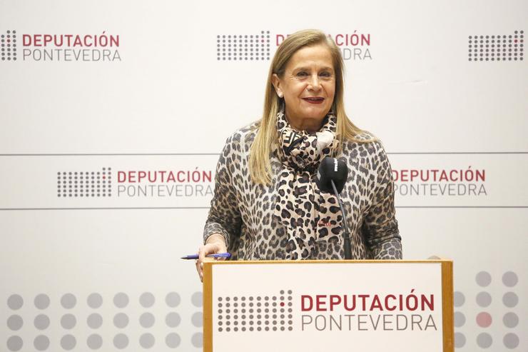 Camela Silva, presidenta da Deputación de Pontevedra. RAFA ESTEVEZ