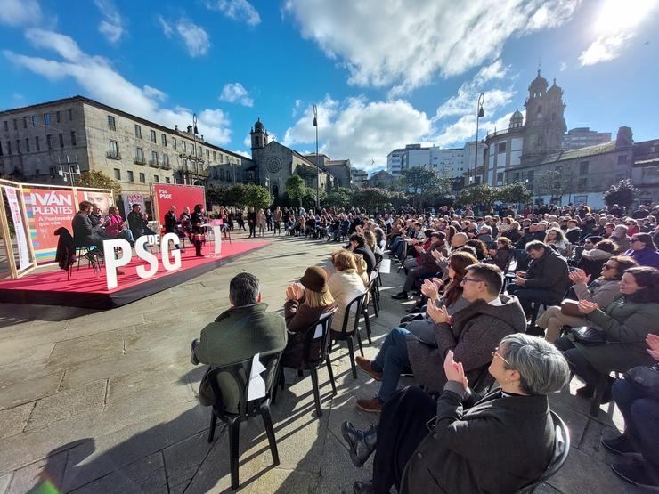 Presentación da candidatura do socialista Iván Puentes en Pontevedra 