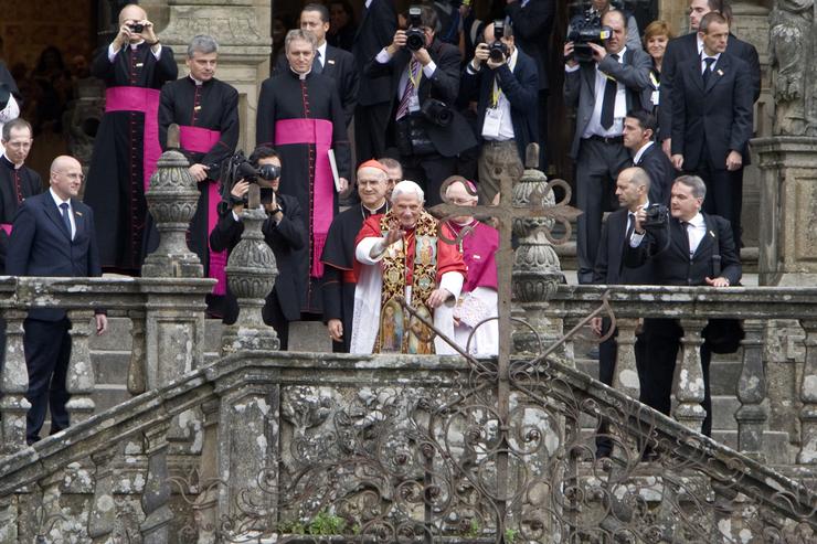 O Papa Benedicto XVI en Santiago de Compostela 