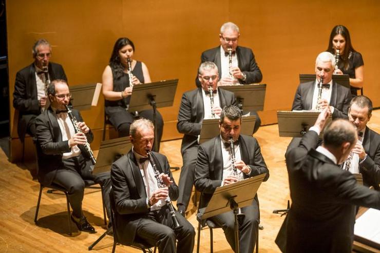 Integrantes da Banda Municipal de Santiago