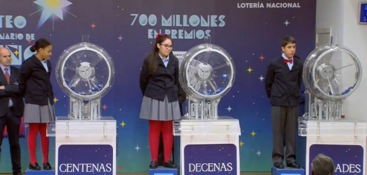 Sorteo do Neno de 2023, a 6 de xaneiro de 2022, en Madrid 