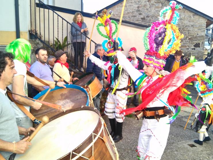 Mázcara danzando no Fulión. Foto: XMF