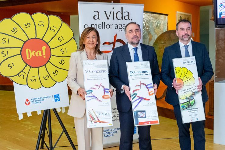 O conselleiro de Sanidade, Xullo García Comesaña, durante o acto de presentación.. Xunta de Galicia / Europa Press