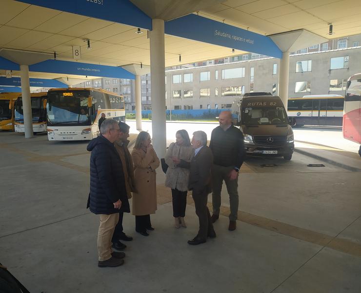 A conselleira de Infraestruturas e Mobilidade, Ethel Vázquez, visita a intermodal de Ourense. / Europa Press