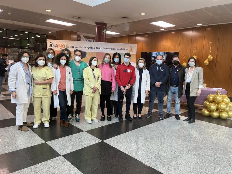 O Día internacional do cancro infantil celebrouse no Hospital Clínico de Santiago.. XUNTA DE GALICIA 