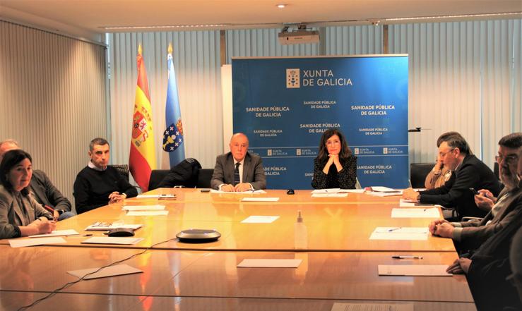 A directora xeral de Recursos Humanos do Sergas, Ana Comesaña, reúne ao Consello Asesor do Sistema Público de Saúde de Galicia / Europa Press