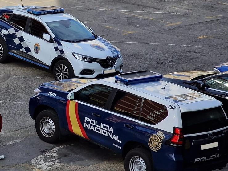 Imaxe dun coche da Policía Nacional.. POLICÍA NACIONAL