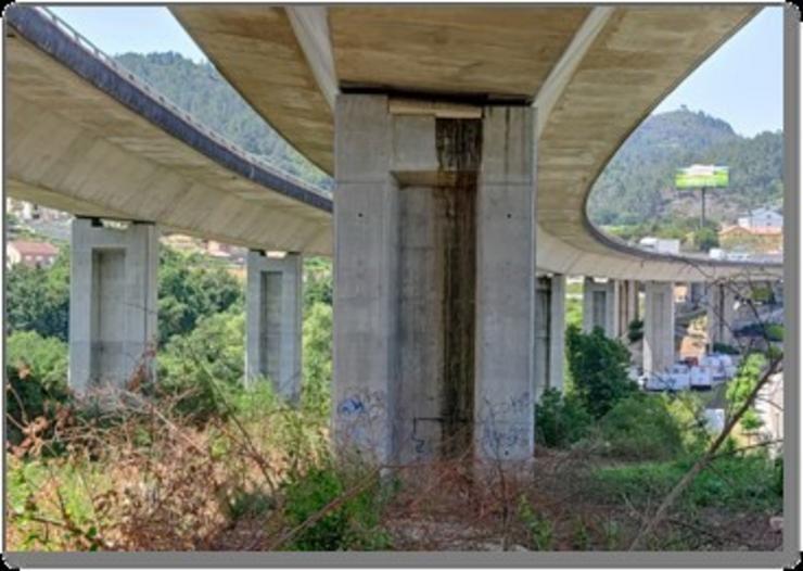 Viaduto de Valenzá en Ourense / MITMA