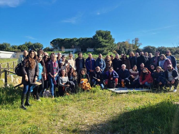 Equipo de persoas do proxecto para a creación da primeira granxa europea que producirá alimentos a partir de augas depuradas / USC
