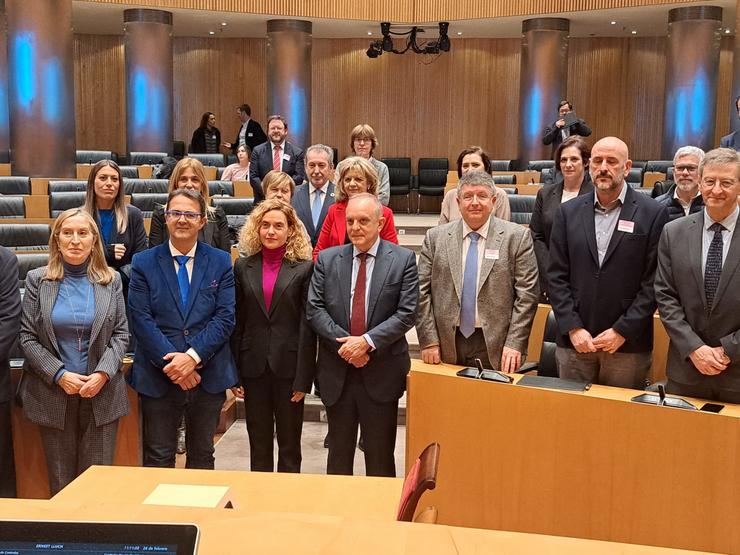 Presentación no Congreso dos Deputados da rede 'Únicas', que engloba a 25 hospitais españois para mellorar a atención aos nenos con enfermidades raras. En Madrid (España), a 28 de febreiro de 2023.. Hospital Sant Joan de Déu 