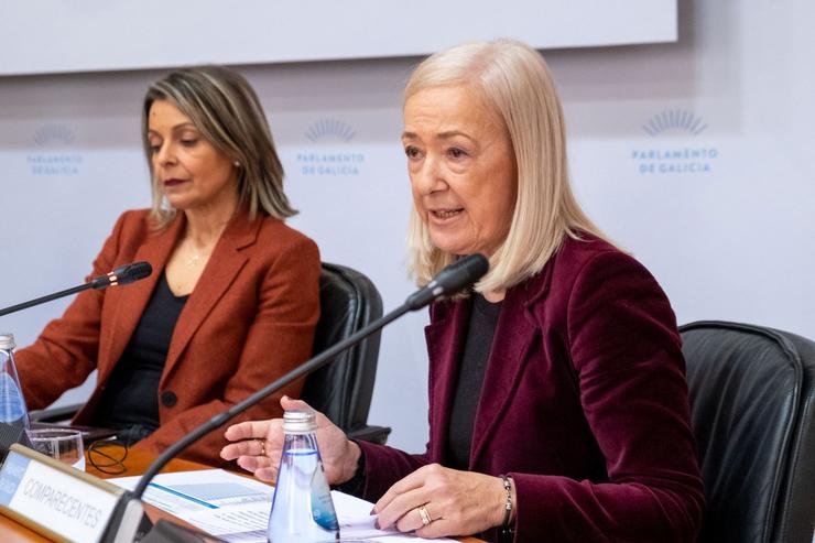 A Xerente Do Servizo Galego De Saúde, Estrela López Pardo, Intervirá Na Comisión 5ª De Sanidade Do Parlamento De Galicia, Para Responder As Preguntas Dous Grupos Dá Cámara Sobre Sanidade.     Foto Xoán Crespo. XOÁN CRESPO 