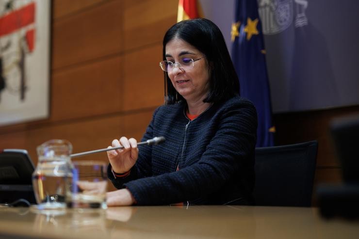 A ministra de Sanidade, Carolina Darias /.Alejandro Martínez Vélez - Europa Press / Europa Press