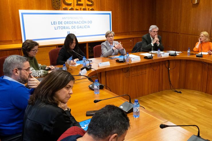 A conselleira do Mar, Rosa Quintana, preside o pleno do Consello Galego de Pesca / Europa Press