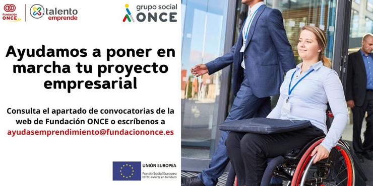 Sete emprendedores con discapacidade abren un negocio da man de Fundación ONCE en 2022 na Comunitat. FUNDACIÓN ONCE / Europa Press