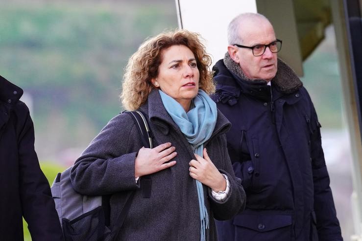 A psicóloga experta en factor humano, Pilar Calvo, á súa chegada a unha sesión do xuízo do Alvia onde vai declarar, na Cidade da Cultura, a 8 de febreiro de 2023, en Santiago de Compostela, A Coruña, Galicia (España).  Esta semana están previstas a. Álvaro Ballesteros - Europa Press / Europa Press