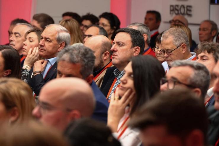 O secretario xeral do PSdeG, Valentín González Formoso, participa no Comité Federal do PSOE en Madrid. PSDEG 