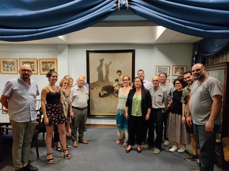 A eurodeputada do BNG, Ana Miranda, na Federación de Asociacións Galegas en Arxentina. Buenos Aires.. BNG 