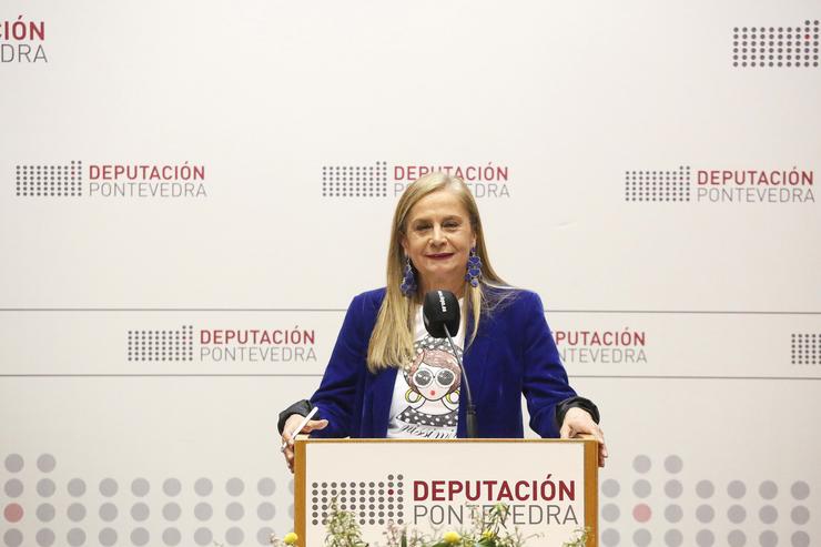 A presidenta da Deputación de Pontevedra, Carmela Silva 