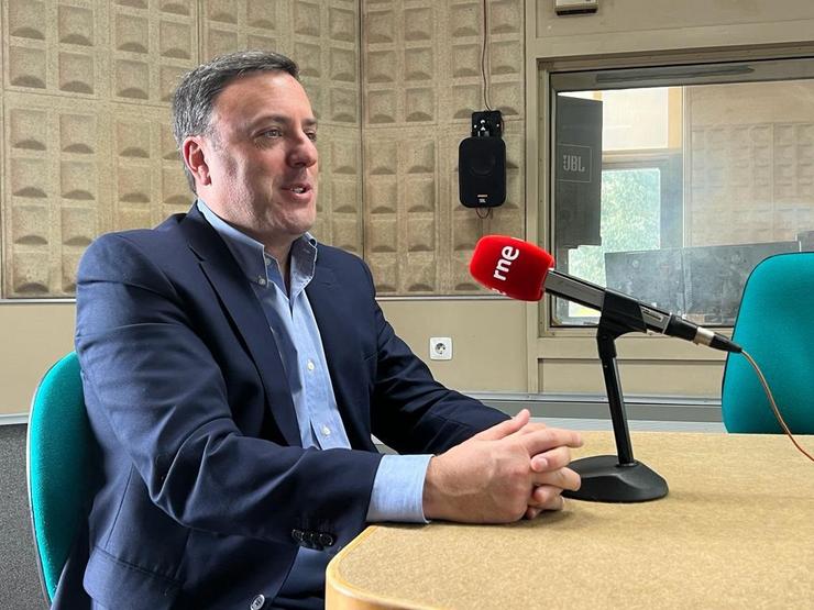 O secretario xeral do PSdeG, Valentín González Formoso, na entrevista a Radio Nacional Galicia / PSDEG - Europa Press