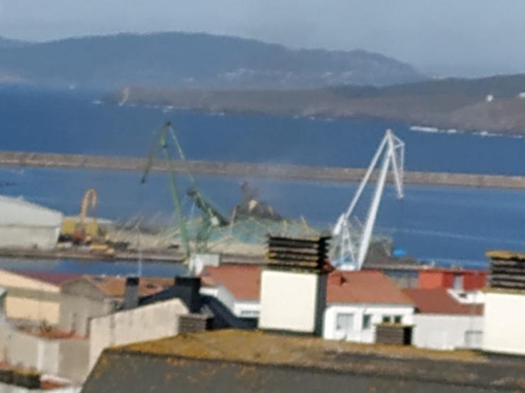 Derrube da cúpula da Medusa na Coruña / XS