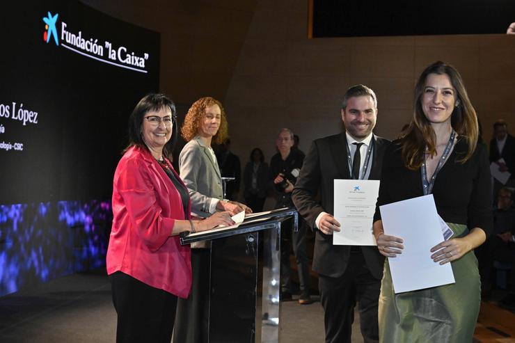 Entrega de bolsas da Fundación 'a Caixa' a investigadores galegos.. FUNDACIÓN 'A CAIXA' 