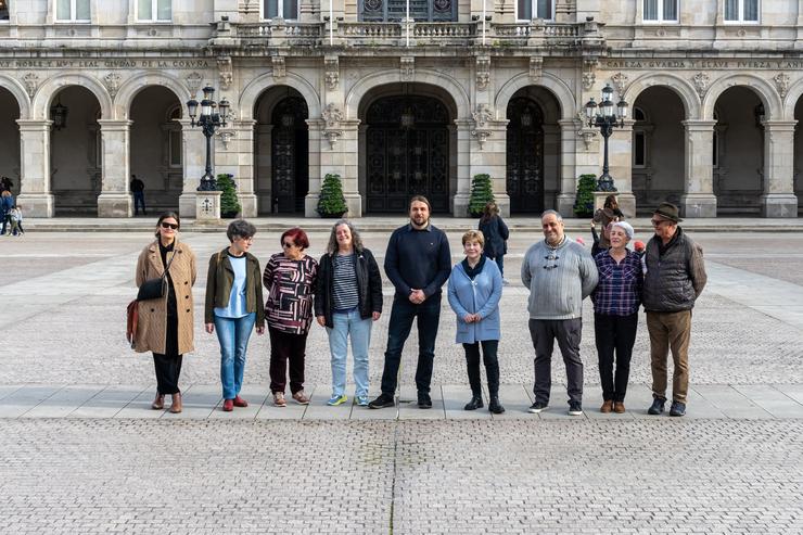 Membros da candidatura da Marea Atlántica. MAREA ATLÁNTICA / Europa Press