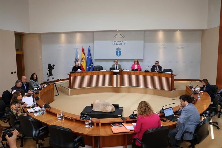 Comisión 8ª, de Pesca e Marisqueo, do Parlamento galego.. PARLAMENTO DE GALICIA / Europa Press