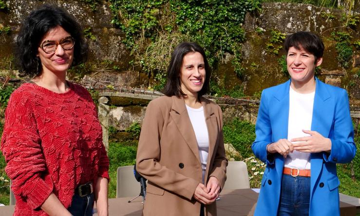 Ana Pontón, portavoz nacional do BNG, na presentación da candidata de Boiro, Raquel Suárez / Europa Press