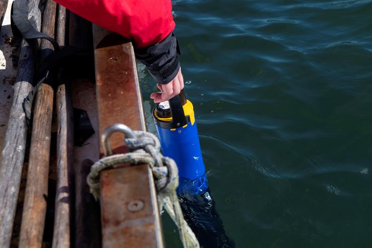 Sonda colocada na ría de Arousa, na costa de Carril (Vilagarcía de Arousa, Pontevedra), por un convenio entre Cobre San Rafael e Parquistas de Carril (OPP-89).. COBRE SAN RAFAEL / Europa Press