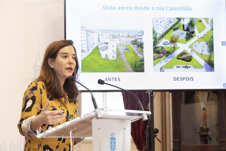 A alcaldesa da Coruña, Inés Rei. ANDY PÉREZ / Europa Press