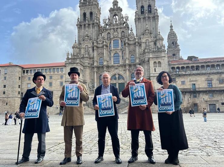 Presentación da festa do Banquete de Conxo que terá lugar do 12 ao 14 de maio. CONCELLO DE SANTIAGO 