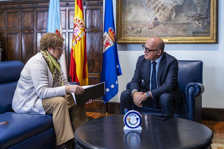 Reunión Manuel Baltar (Presidente Dá Deputación Ourense) Con Isabel Gil Pérez (Alcaldesa Do Concello De Ramirás).. DEPUTACIÓN DE OURENSE / Europa Press