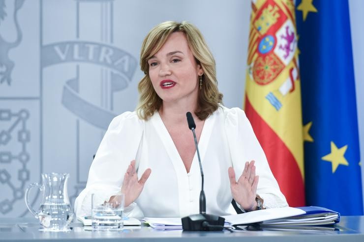 Arquivo - A ministra de Educación e Formación Profesional, Pilar Alegría,. Gustavo Valente - Europa Press - Arquivo
