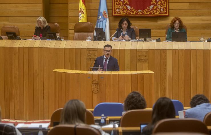 O conselleiro do Medio Rural, José González, comparece no Parlamento.. XUNTA - CONCHI PAZ / Europa Press