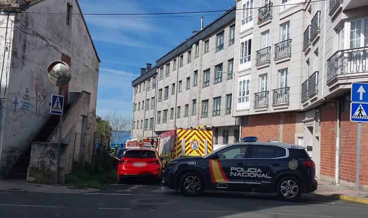 Lugar no que foi achado sen vida un veciño de 36 anos de Narón (A Coruña) 