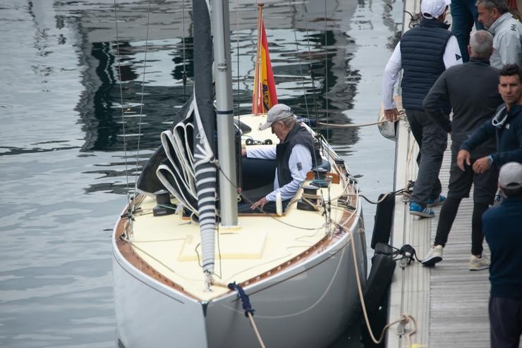 O Rei emérito Juan Carlos I no Bribón, Sanxenxo 