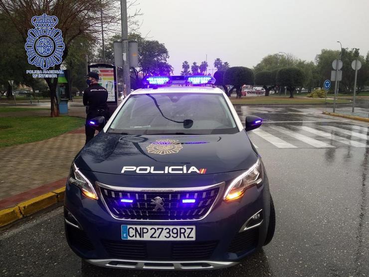 Arquivo - Imaxe de recurso dun coche da Policía.. POLICÍA NACIONAL - Arquivo / Europa Press