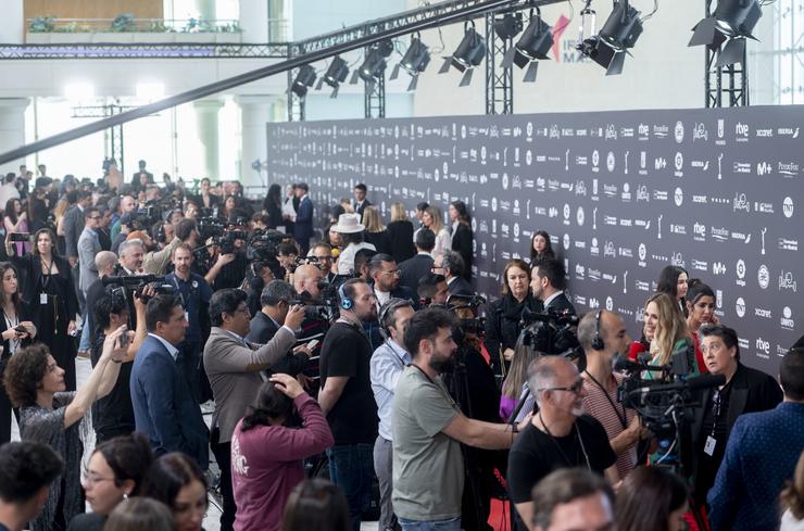 Ambiente da alfombra vermella da 10ª edición dos Premios Platino do cinema Iberoamericano,  a 22 de abril de 2023, en Madrid.. Alberto Ortega - Europa Press 