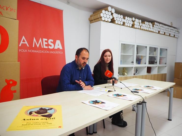 O presidente da Mesa, Marcos Maceira, na presentación do informe / A Mesa