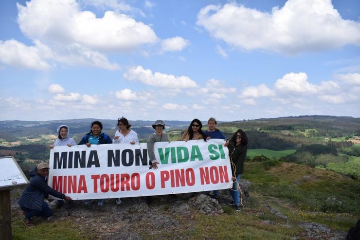 Activistas galegas e hondureñas contra a mina de Touro / remitida