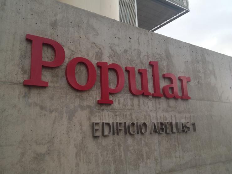 Arquivo - Nova sede Banco Popular. FONTE - Arquivo / Europa Press